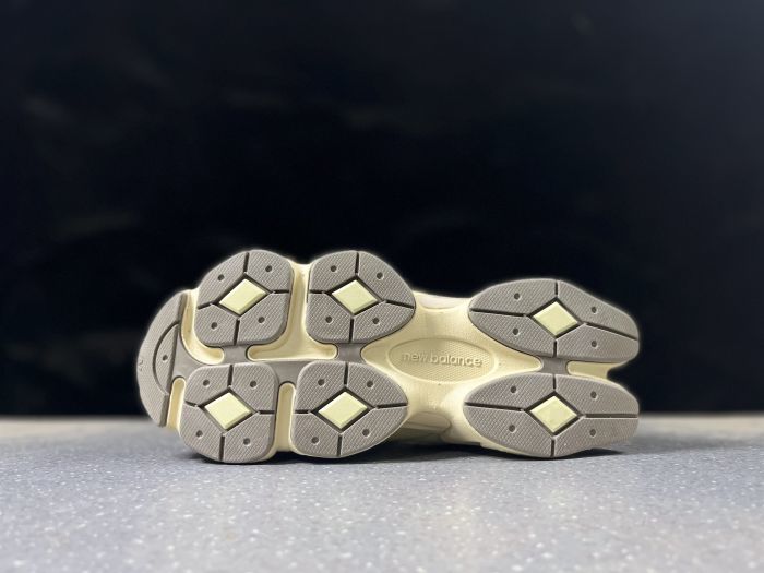 New Balance 9060EEN Sneakers in Pale Yellow and Gray