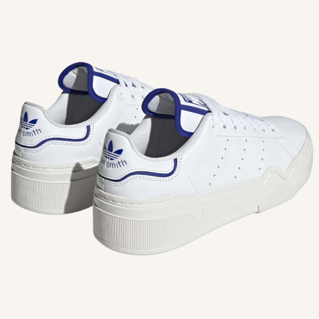 Adidas Originals Women's White/Blue Superstar Bonega 2B Shoes, IG2394 (No Box)