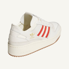 Adidas Originals Women's Cream/Red Forum Bold Stripes Sneakers, JH7951 (No Box)