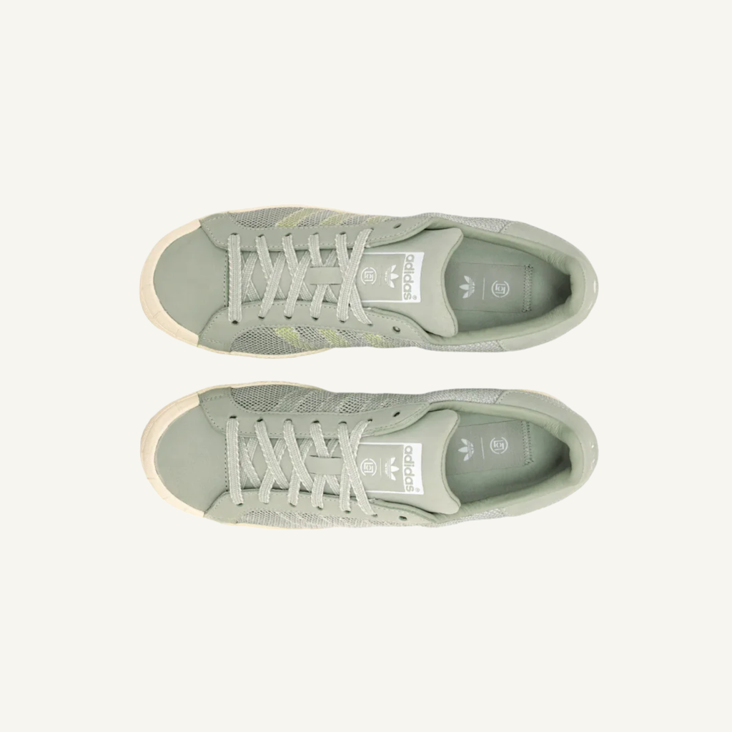 Adidas Originals Men's Green CLOT x Superstar Breathe Sneakers, IH3643 (No Box)