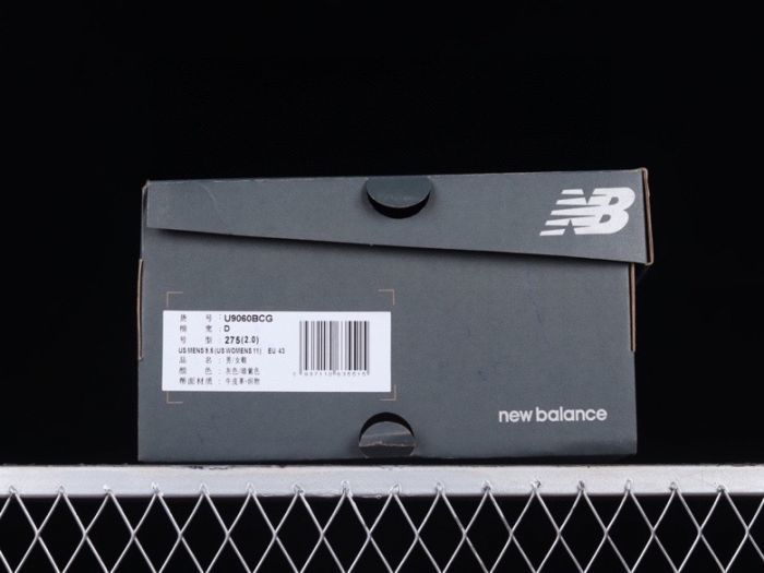 New Balance 9060 BCG Sneakers in Burgundy and Grey