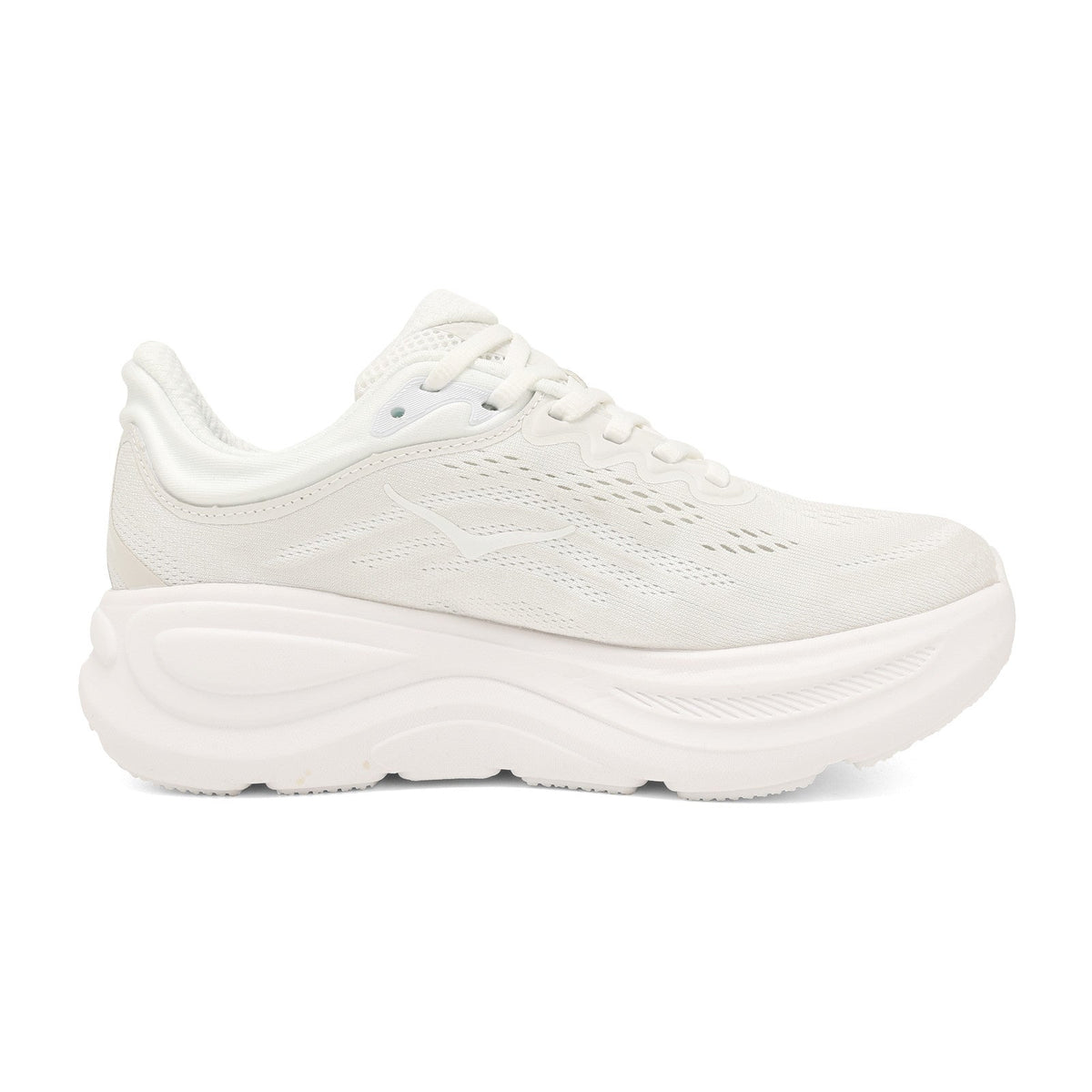 HOKA Bondi 9 White Running Shoes 1162011-WWH
