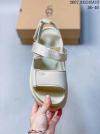UGG GoldenGlow Women's Platform Sandals in White