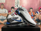 Nike Basketball Shoes White Blue Black Leopard Print