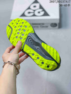 Nike ReactX Pegasus ACG Trail 6 Shoes, Dark Gray and Lime