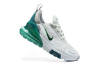 Nike Air Max 270 White and Green Sneakers