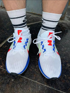 Nike Air Winflo 9 Running Shoes DX3355-100 White Red Blue