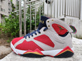 Trophy Room x Air Jordan 7 Sneakers in Grey, Red and Gold