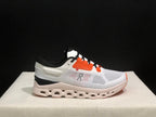 On Cloudstratus 3 Running Shoes in White and Orange