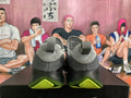 Nike Gray Green Low-Top Sneakers