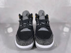 Air Jordan 3 Retro Black and Grey Sneakers