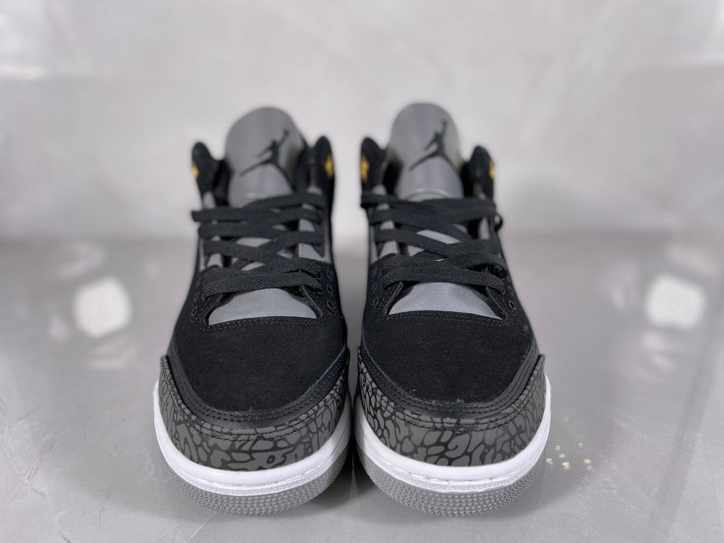 Nike Air Jordan 3 Retro Black Grey Sneakers