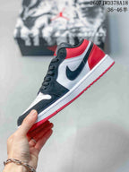Jordan Air Jordan 1 Low Sneakers Black White Red