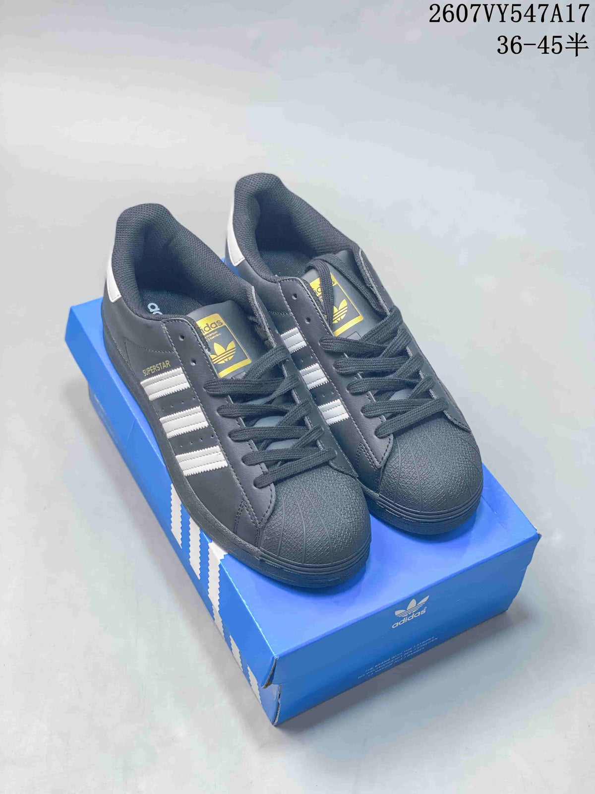 Adidas Originals Superstar Black White Sneakers 2607VY547A17