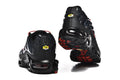 Nike Air Max Plus Black Graphic Sneakers Red Accents