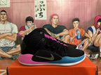 Nike Zoom Basketball Shoes Black Blue Pink