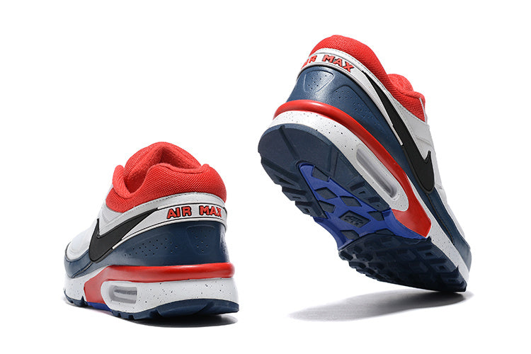 Nike Air Max Sneaker in White, Red and Navy