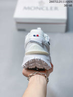 Moncler Pacey White Low-Top Sneakers 2607GLD1114A04