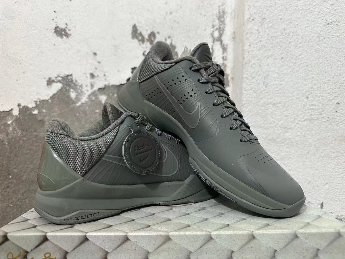 Nike Kobe 5 FTB Basketball Shoes in Dark Gray