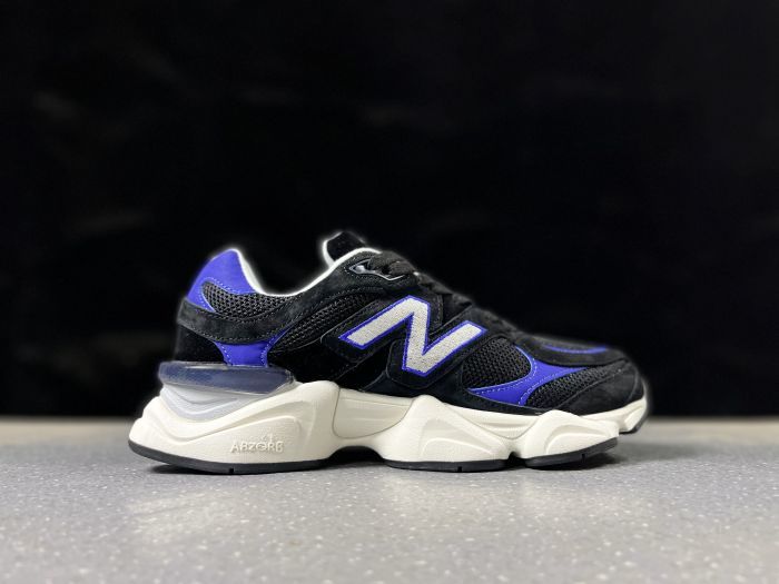 New Balance 9060 U9060EEO Black and Purple Sneakers