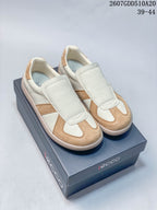 ECCO Women's Casual Sneakers Cream and Tan 2607GDD510A20