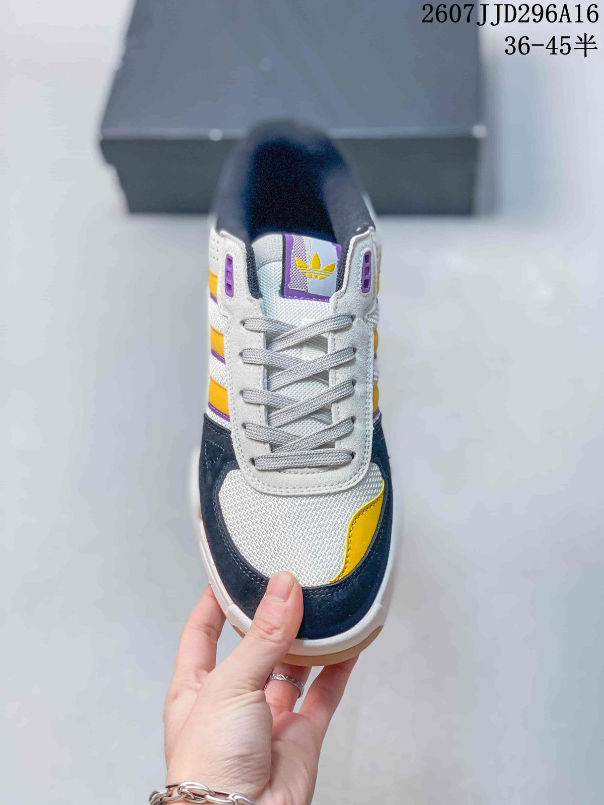adidas Tekkira Cup Sneakers White Navy Yellow Purple