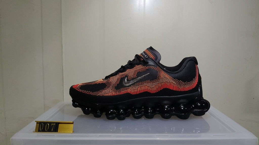 Nike Air Liquid Max Sneakers, Black and Orange