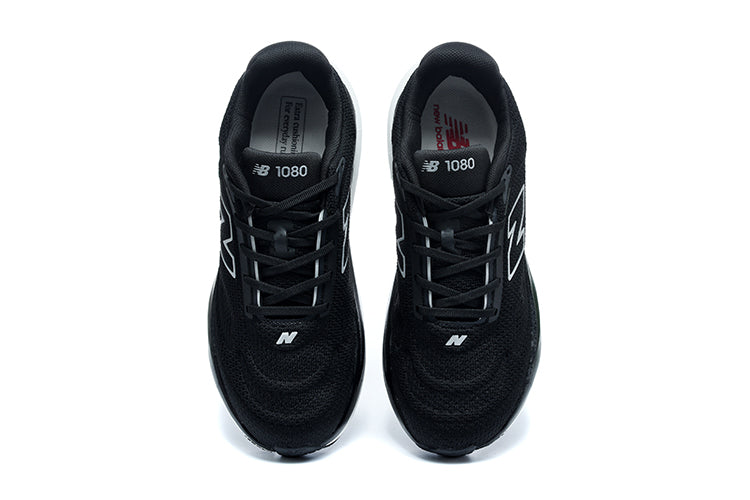 New Balance 1080 Black and White Running Shoes