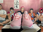 Jordan Luka 4 Basketball Shoes Pink and White