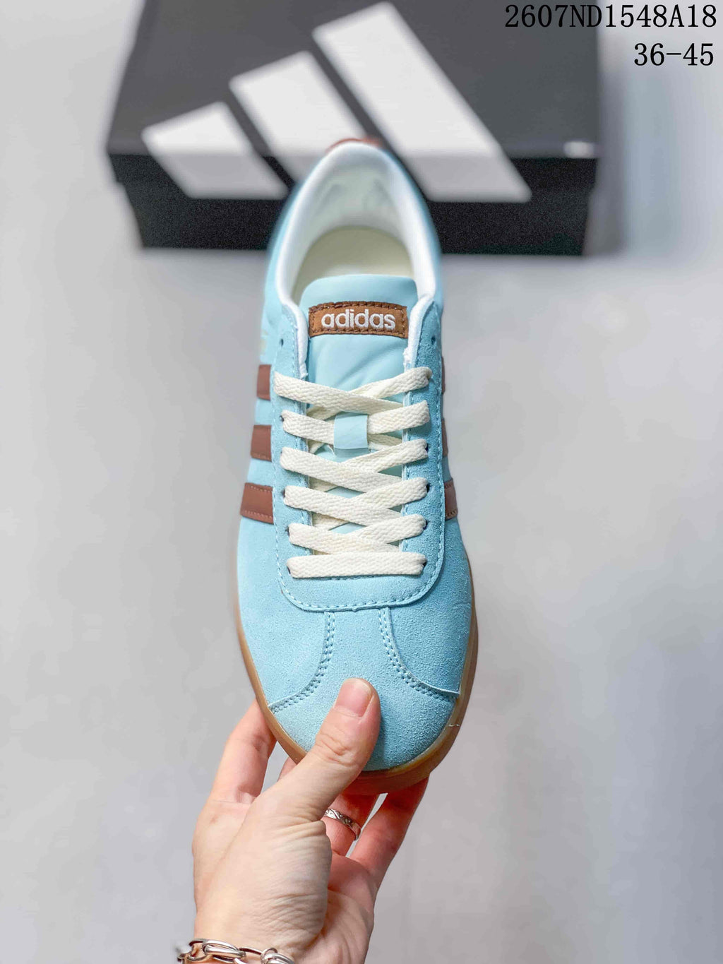 adidas VL Court Classic Sneakers Blue Brown