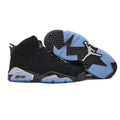 Jordan 6 Black and Silver High-Top Sneakers