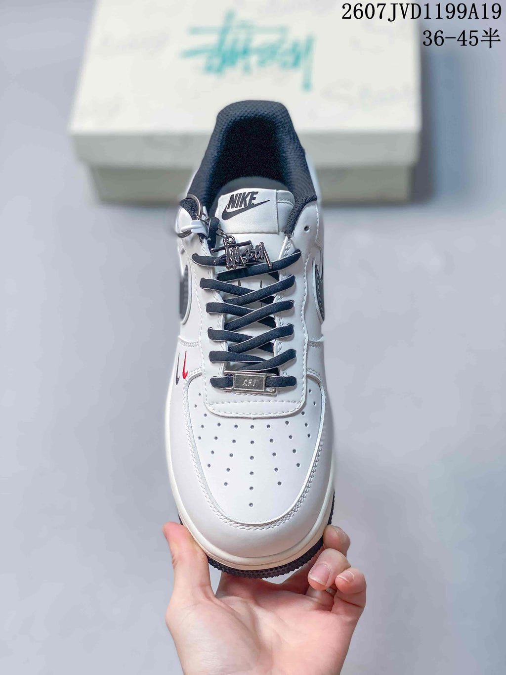 Nike Air Force 1 Low White Black 2607JVD1199A19