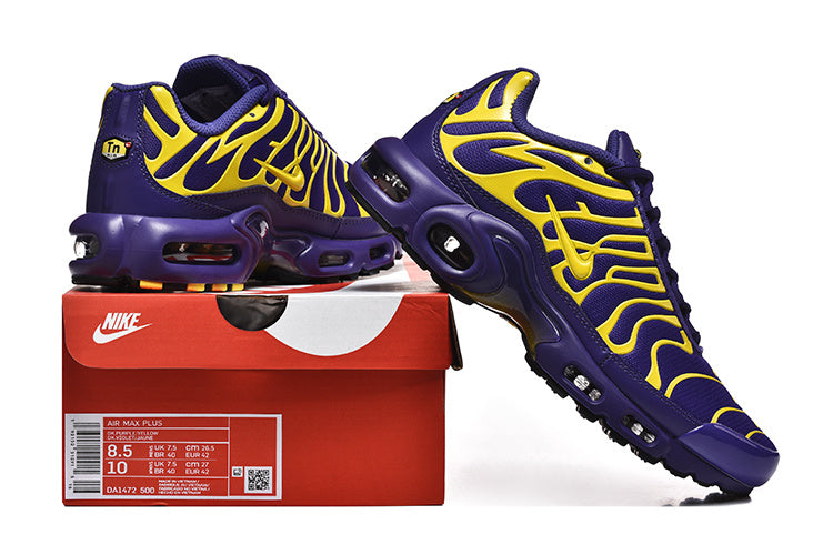 Nike Air Max Plus Sneakers Purple and Yellow