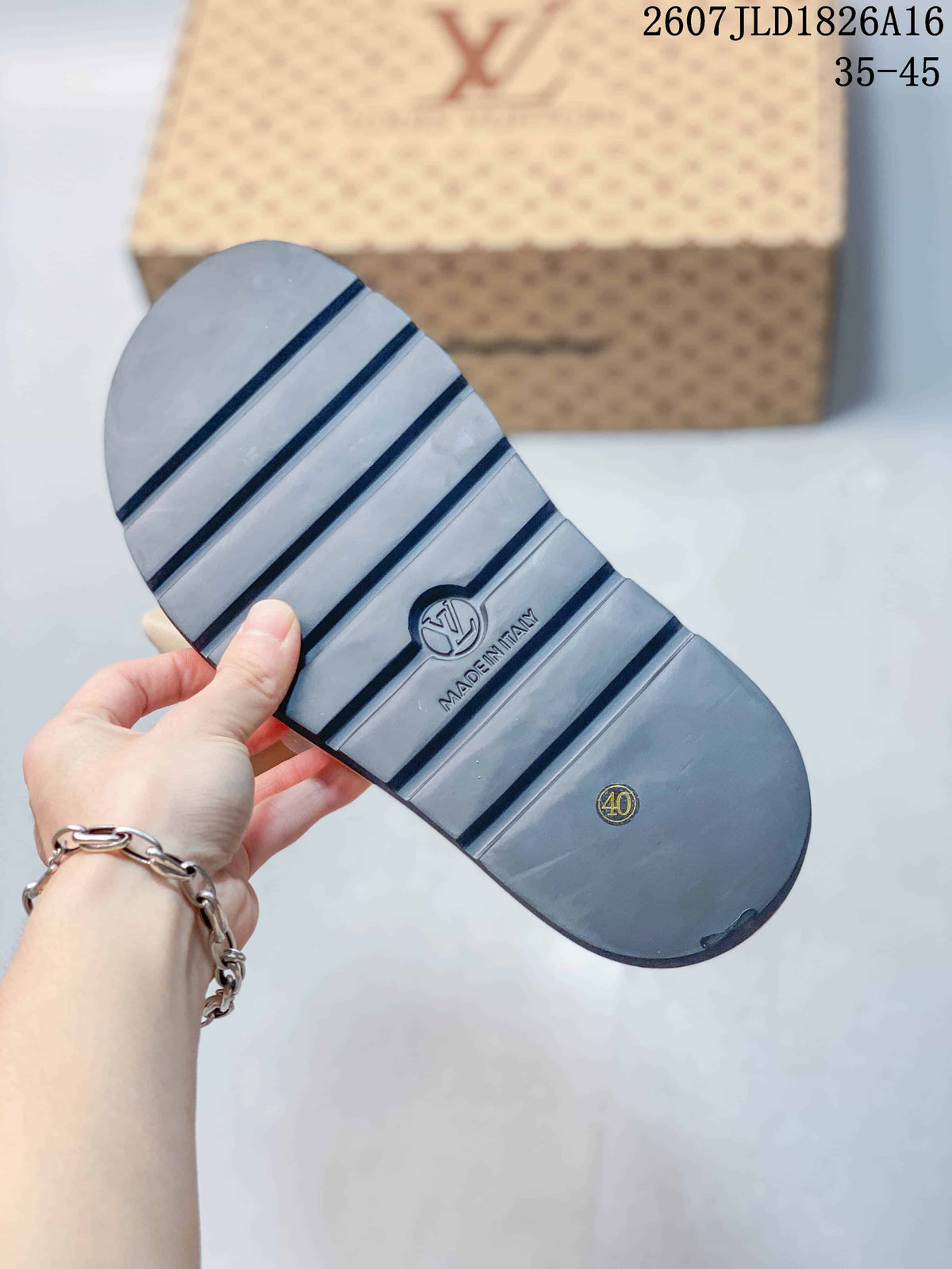 Louis Vuitton Pool Pillow Monogram Slide Sandals Ivory