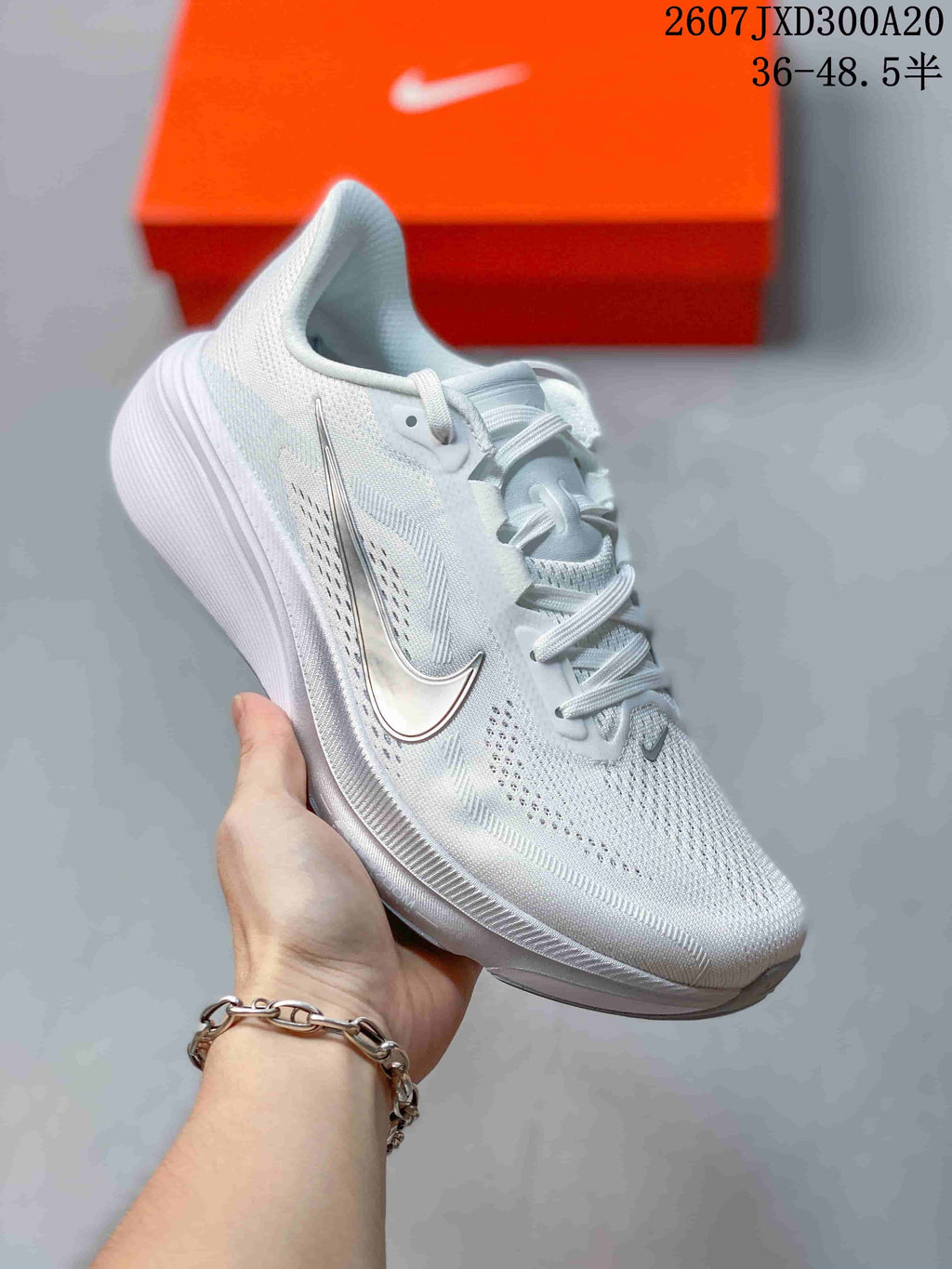Nike Air Zoom Pegasus 42 White Running Sneakers JXD300A20