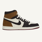 Jordan Men's Shadow Brown/Red Air Jordan 1 Retro High OG Sneakers, DZ5485 201