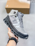 On Cloudnova Flux High-Top Sneakers in Gray