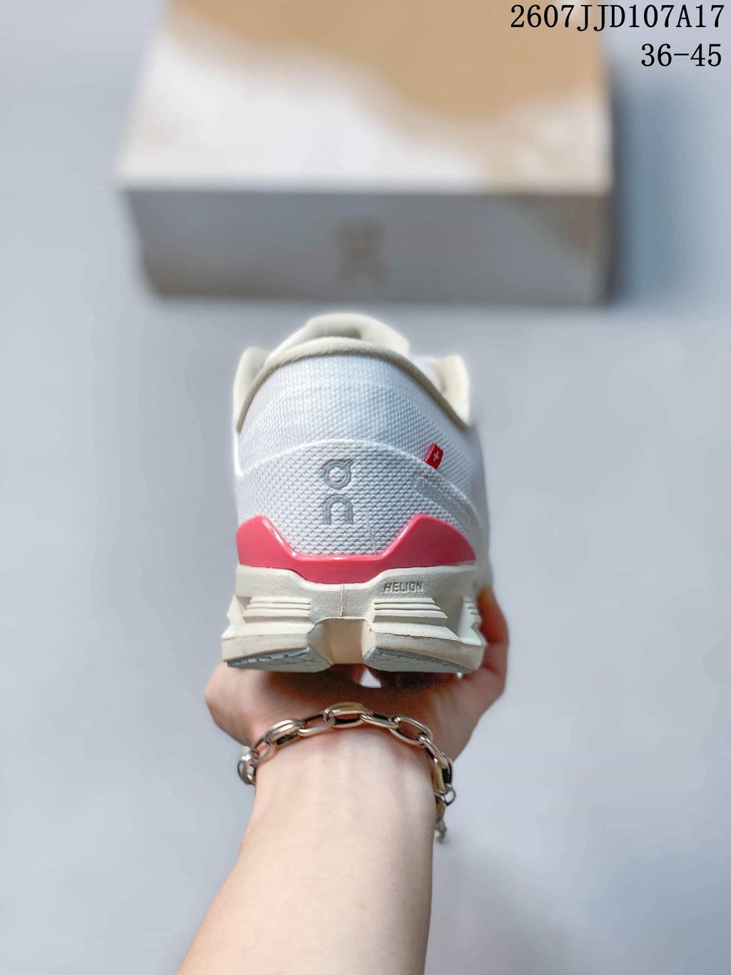 On Cloud X 4 AD Sneakers White Light Blue Red