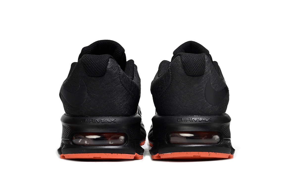 Nike Air Max Black and Orange Sneakers