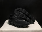 On Cloud X Black Silver Running Shoes