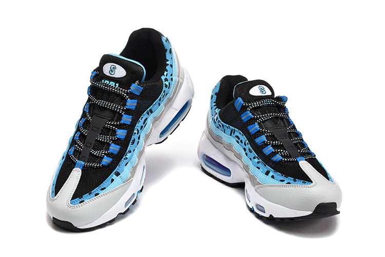 Nike Air Max 95 Blue Leopard Print Sneakers