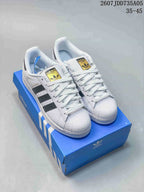 Adidas Superstar White Black Shell-Toe Sneakers