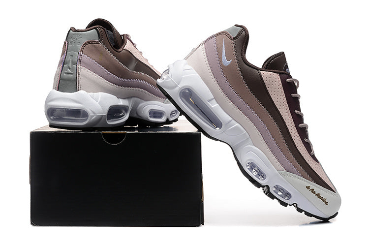 Nike Air Max 95 Sneakers in Brown, Pink and White