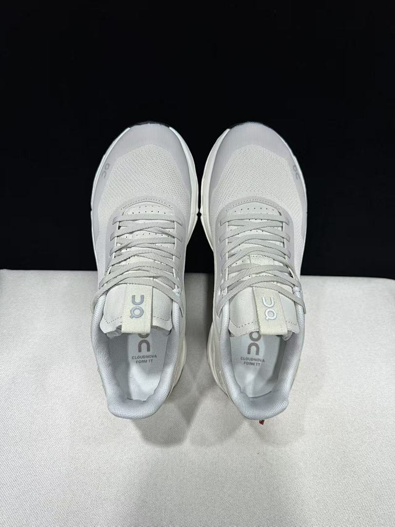 On Cloudnova Form 2 Sneakers in Cream Ivory