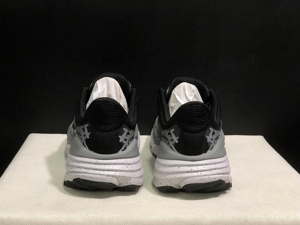 HOKA Stinson 7 Trail Running Shoes in Black and Gray