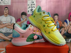 Nike Basketball Sneakers in Pink and Yellow