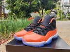 Jordan 11 Retro Low Citrus Black Sneakers