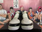 Basketball Sneakers in Black, Yellow, and Cream