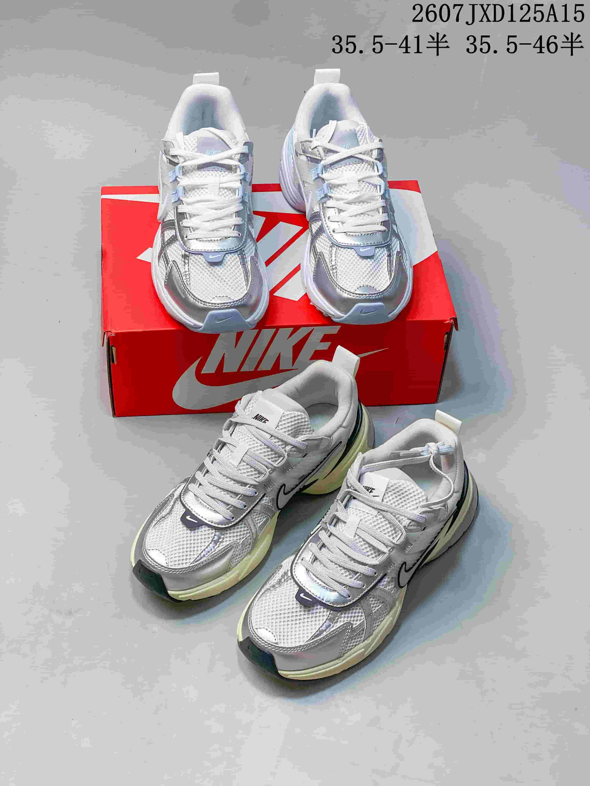Nike V2K Run Women's Sneakers Silver White FD0736