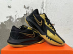Nike Black and Gold Basketball Sneakers